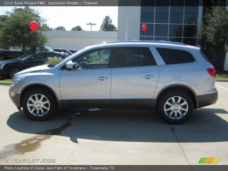 Quicksilver Metallic / Titanium 2012 Buick Enclave FWD