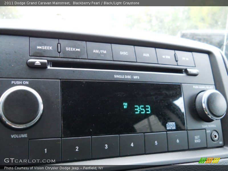 Blackberry Pearl / Black/Light Graystone 2011 Dodge Grand Caravan Mainstreet
