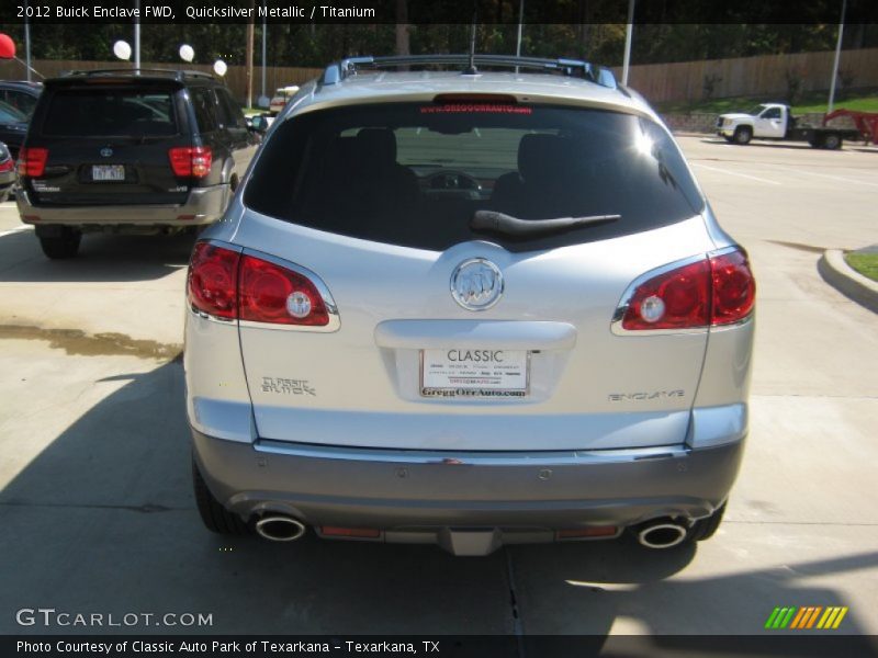 Quicksilver Metallic / Titanium 2012 Buick Enclave FWD