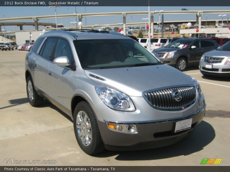 Quicksilver Metallic / Titanium 2012 Buick Enclave FWD