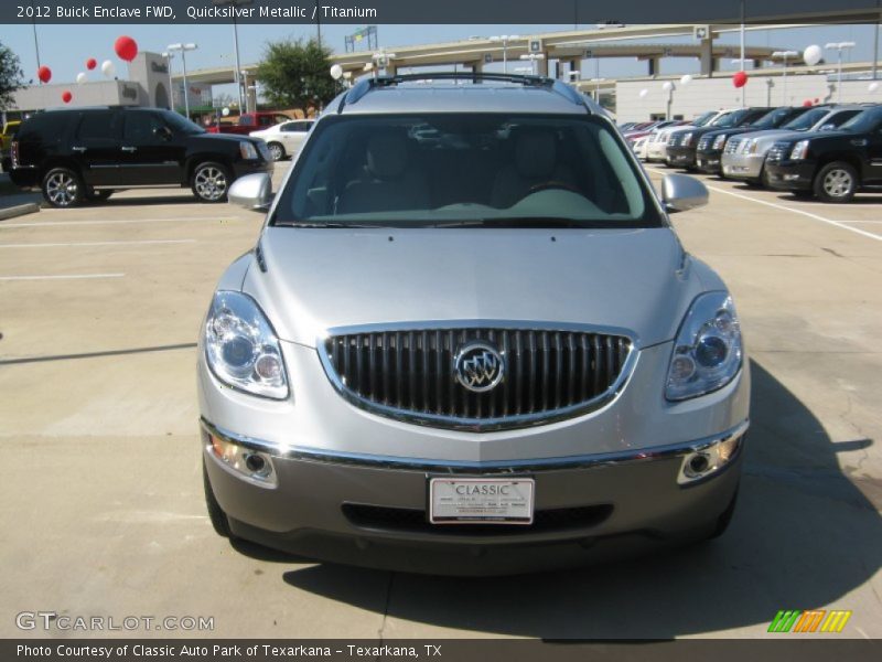 Quicksilver Metallic / Titanium 2012 Buick Enclave FWD