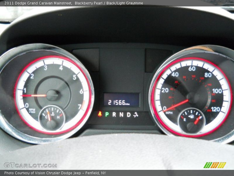 Blackberry Pearl / Black/Light Graystone 2011 Dodge Grand Caravan Mainstreet