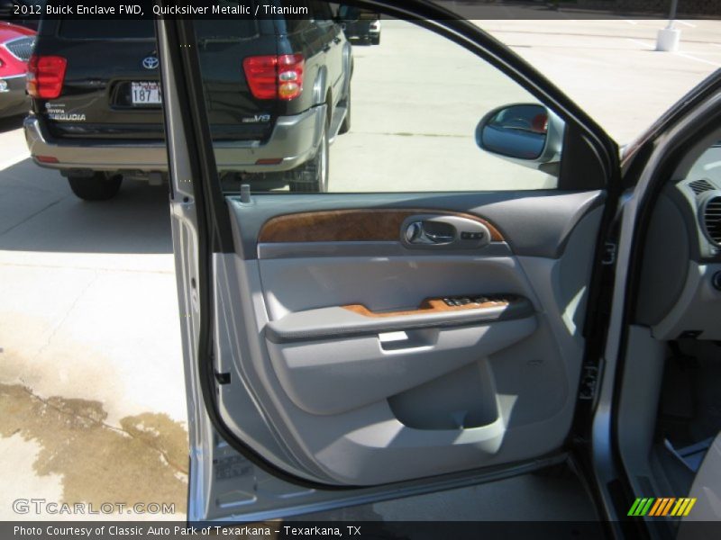 Quicksilver Metallic / Titanium 2012 Buick Enclave FWD