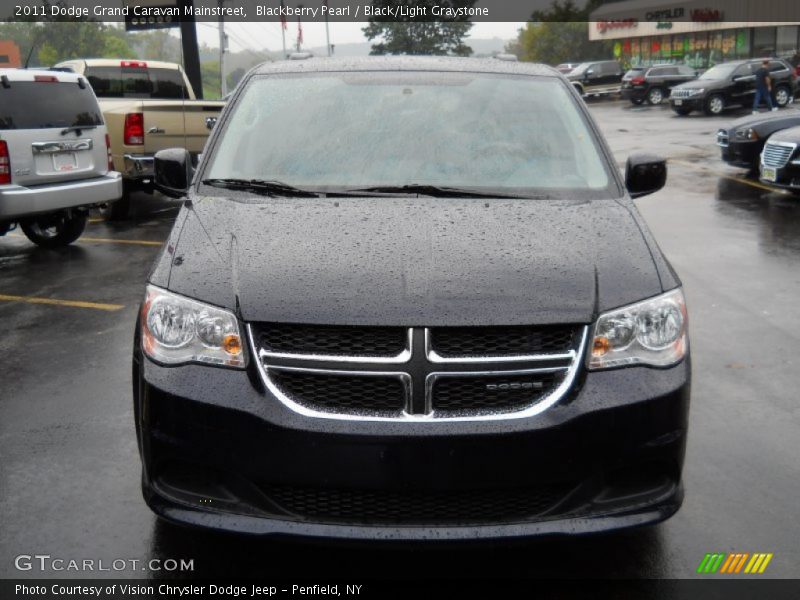 Blackberry Pearl / Black/Light Graystone 2011 Dodge Grand Caravan Mainstreet