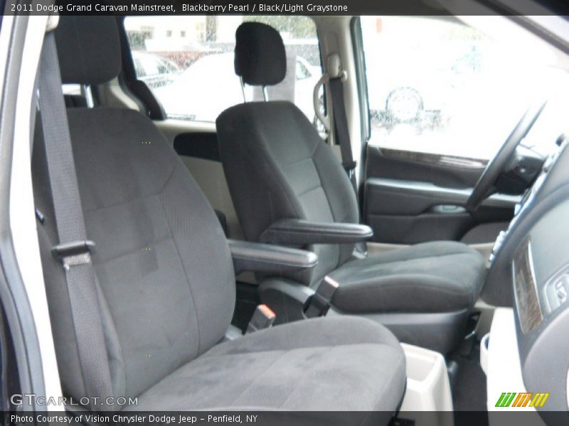 Blackberry Pearl / Black/Light Graystone 2011 Dodge Grand Caravan Mainstreet