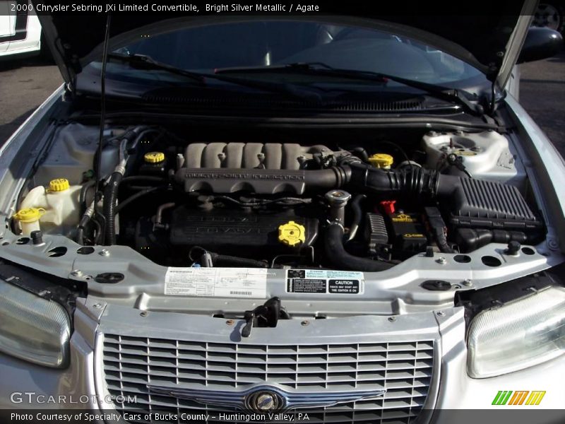 Bright Silver Metallic / Agate 2000 Chrysler Sebring JXi Limited Convertible