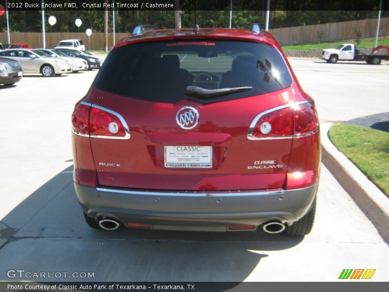 Crystal Red Tintcoat / Cashmere 2012 Buick Enclave FWD