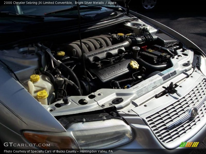 Bright Silver Metallic / Agate 2000 Chrysler Sebring JXi Limited Convertible