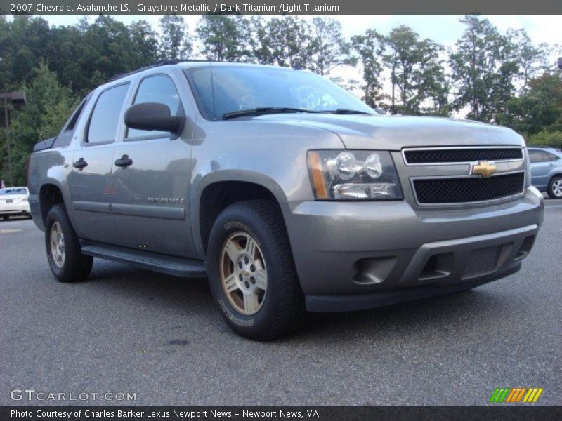 Graystone Metallic / Dark Titanium/Light Titanium 2007 Chevrolet Avalanche LS
