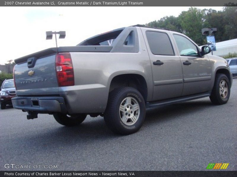 Graystone Metallic / Dark Titanium/Light Titanium 2007 Chevrolet Avalanche LS