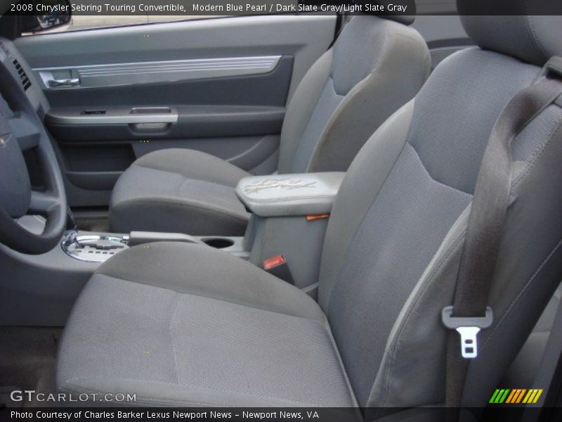  2008 Sebring Touring Convertible Dark Slate Gray/Light Slate Gray Interior