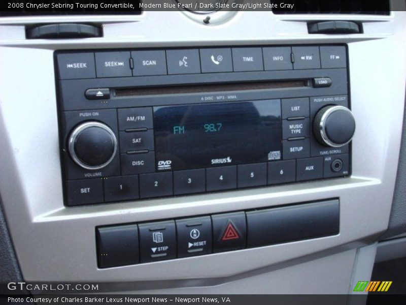 Audio System of 2008 Sebring Touring Convertible