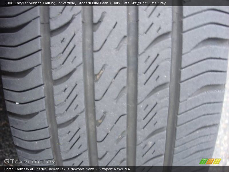 Modern Blue Pearl / Dark Slate Gray/Light Slate Gray 2008 Chrysler Sebring Touring Convertible