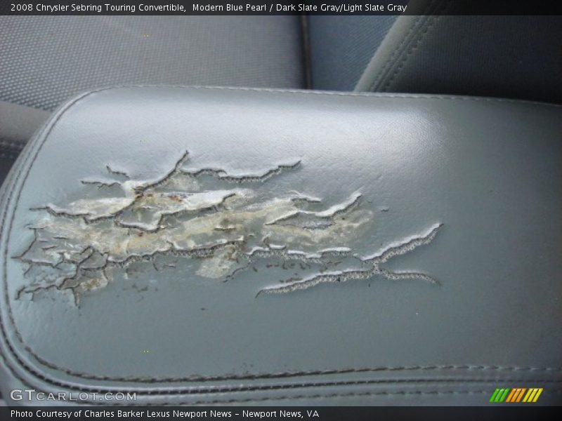 Modern Blue Pearl / Dark Slate Gray/Light Slate Gray 2008 Chrysler Sebring Touring Convertible