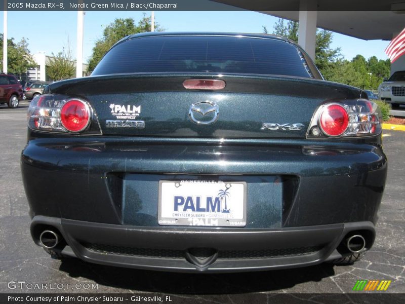 Nordic Green Mica / Black/Chaparral 2005 Mazda RX-8