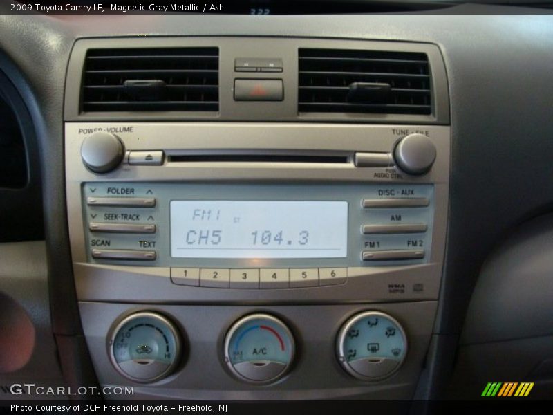 Magnetic Gray Metallic / Ash 2009 Toyota Camry LE