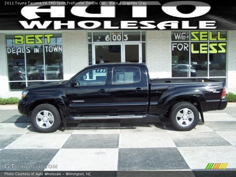 Black / Graphite Gray 2011 Toyota Tacoma V6 TRD Sport PreRunner Double Cab