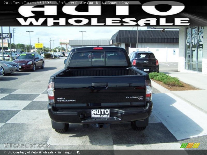 Black / Graphite Gray 2011 Toyota Tacoma V6 TRD Sport PreRunner Double Cab