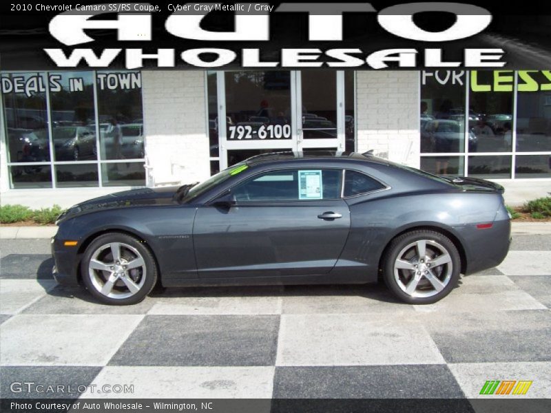 Cyber Gray Metallic / Gray 2010 Chevrolet Camaro SS/RS Coupe