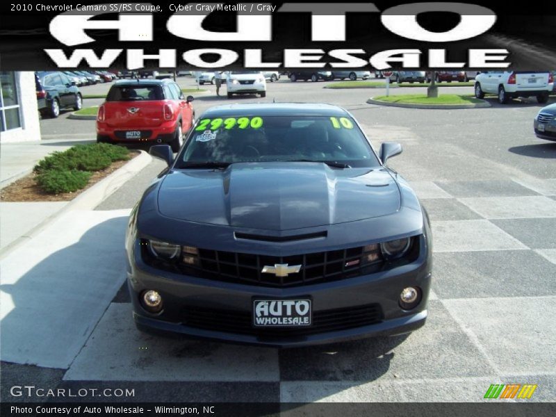 Cyber Gray Metallic / Gray 2010 Chevrolet Camaro SS/RS Coupe