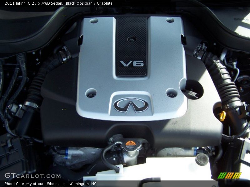 Black Obsidian / Graphite 2011 Infiniti G 25 x AWD Sedan