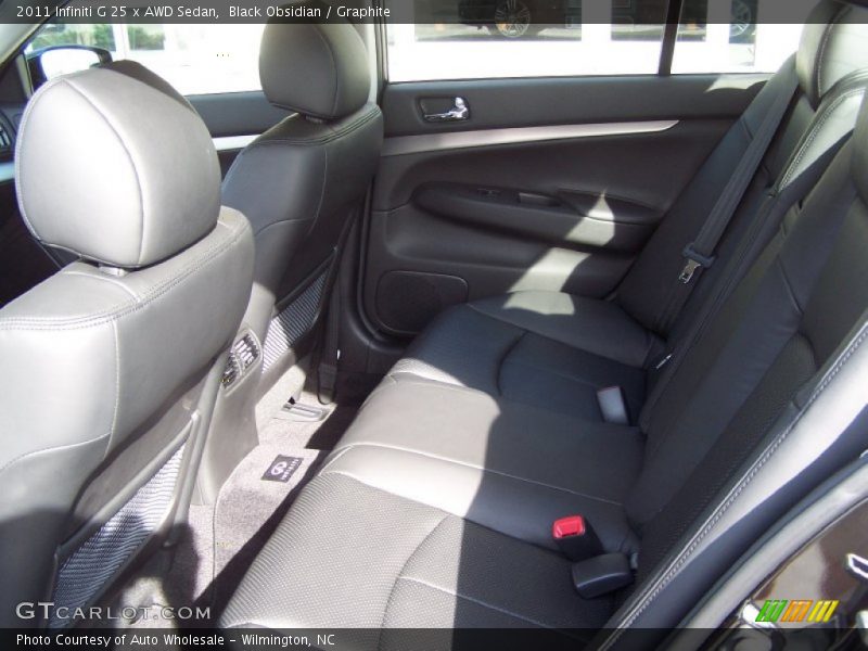 Black Obsidian / Graphite 2011 Infiniti G 25 x AWD Sedan