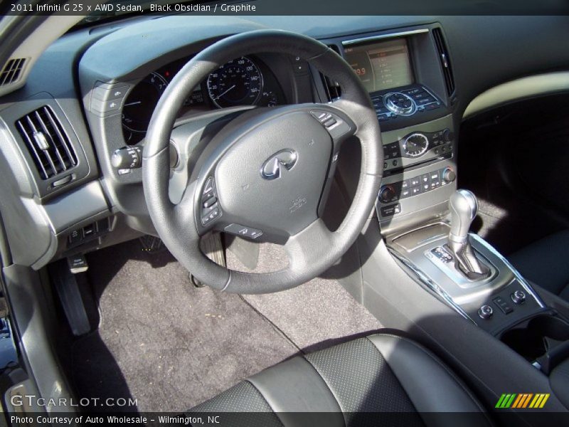 Black Obsidian / Graphite 2011 Infiniti G 25 x AWD Sedan