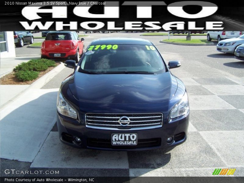 Navy Blue / Charcoal 2010 Nissan Maxima 3.5 SV Sport