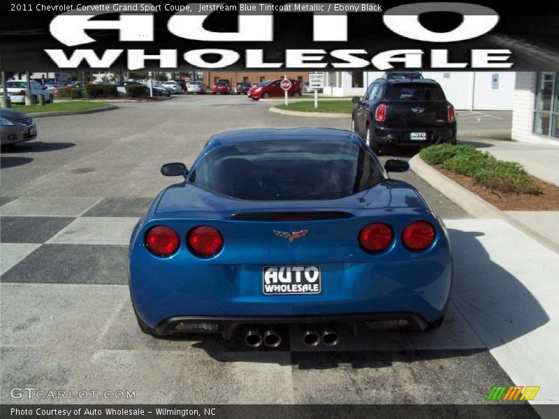 Jetstream Blue Tintcoat Metallic / Ebony Black 2011 Chevrolet Corvette Grand Sport Coupe