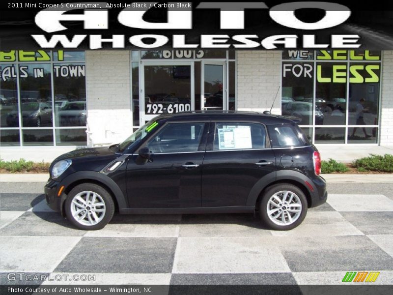 Absolute Black / Carbon Black 2011 Mini Cooper S Countryman