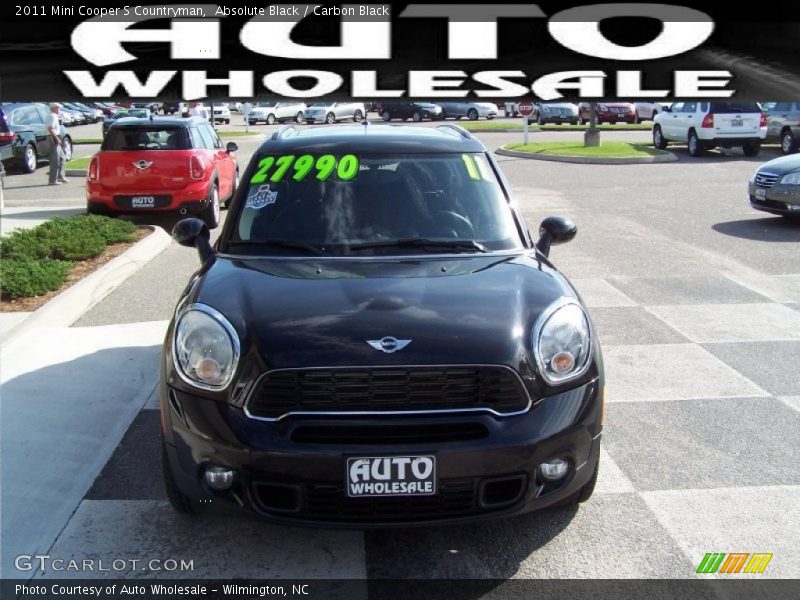 Absolute Black / Carbon Black 2011 Mini Cooper S Countryman