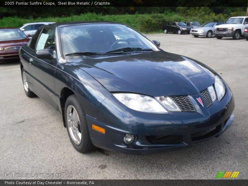 Steel Blue Metallic / Graphite 2005 Pontiac Sunfire Coupe