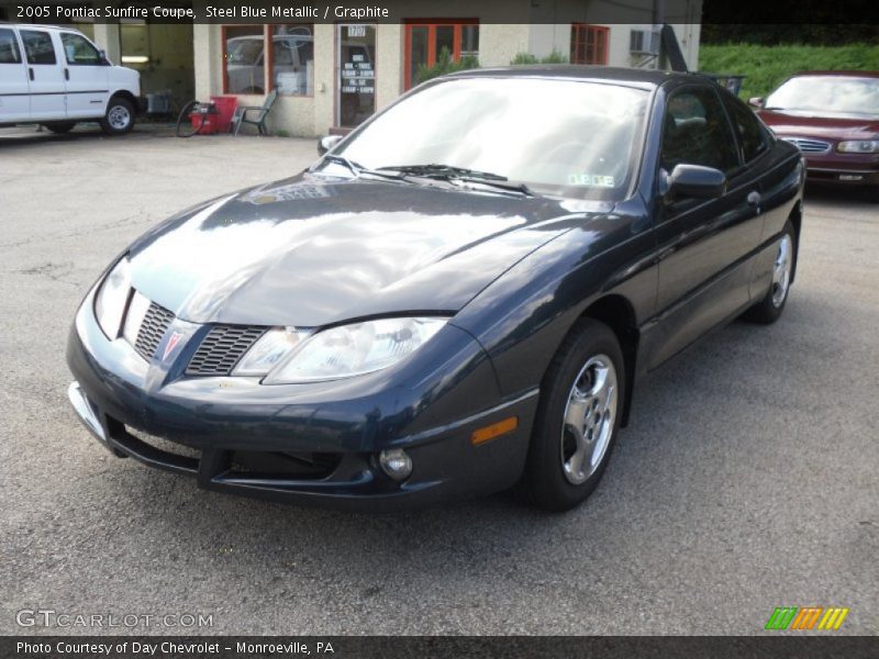Steel Blue Metallic / Graphite 2005 Pontiac Sunfire Coupe