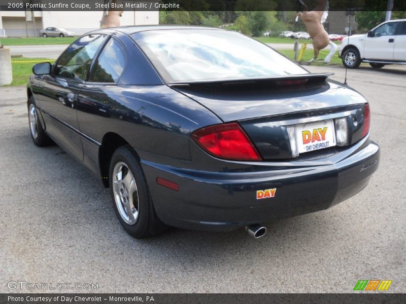 Steel Blue Metallic / Graphite 2005 Pontiac Sunfire Coupe