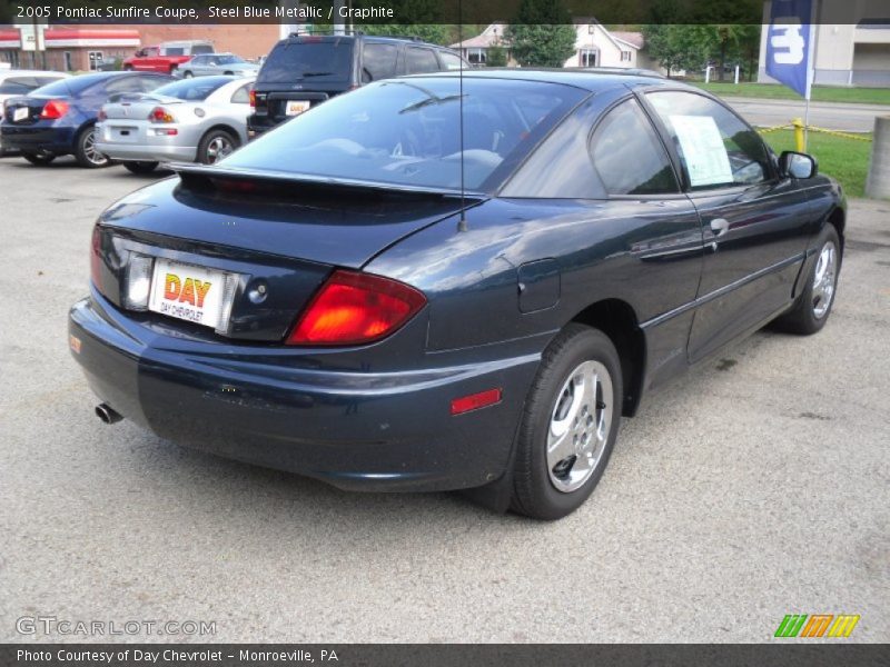 Steel Blue Metallic / Graphite 2005 Pontiac Sunfire Coupe