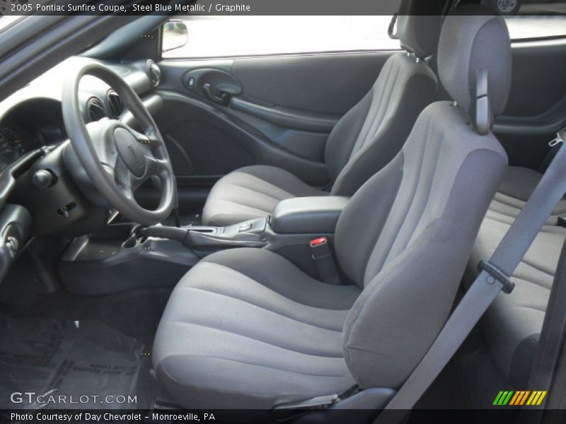 Steel Blue Metallic / Graphite 2005 Pontiac Sunfire Coupe