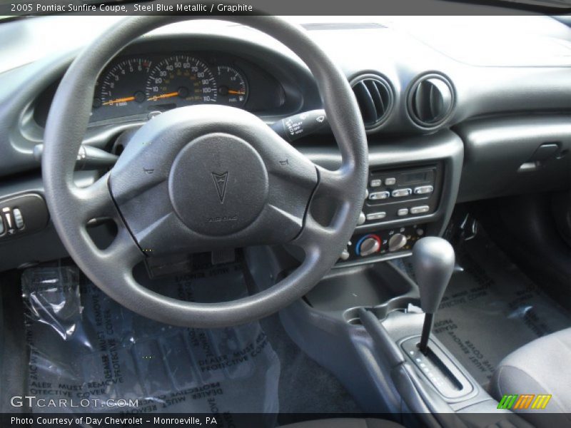 Steel Blue Metallic / Graphite 2005 Pontiac Sunfire Coupe