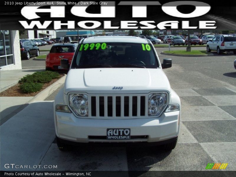 Stone White / Dark Slate Gray 2010 Jeep Liberty Sport 4x4