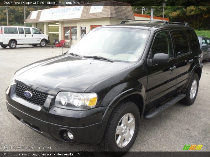 Black / Medium/Dark Pebble 2007 Ford Escape XLT V6