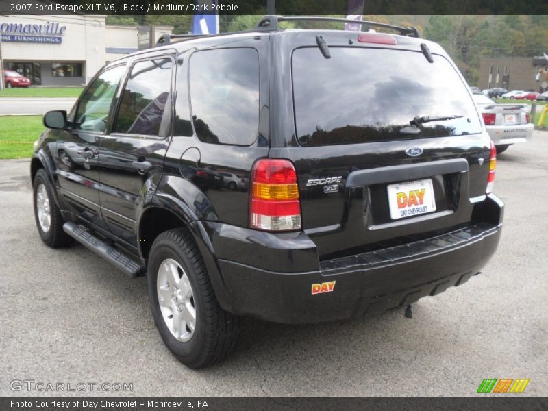 Black / Medium/Dark Pebble 2007 Ford Escape XLT V6