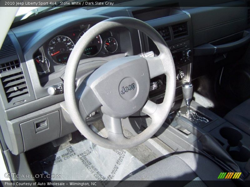 Stone White / Dark Slate Gray 2010 Jeep Liberty Sport 4x4