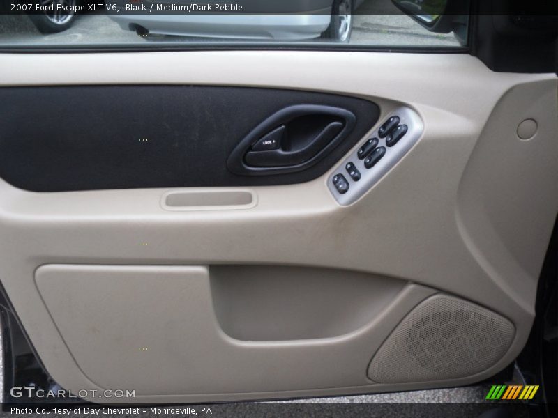 Black / Medium/Dark Pebble 2007 Ford Escape XLT V6