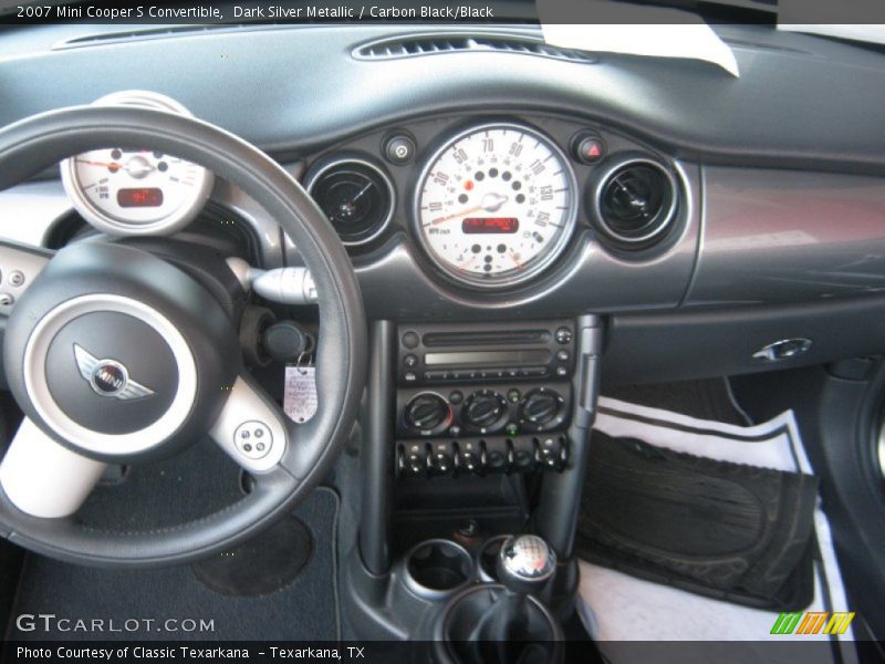Dark Silver Metallic / Carbon Black/Black 2007 Mini Cooper S Convertible