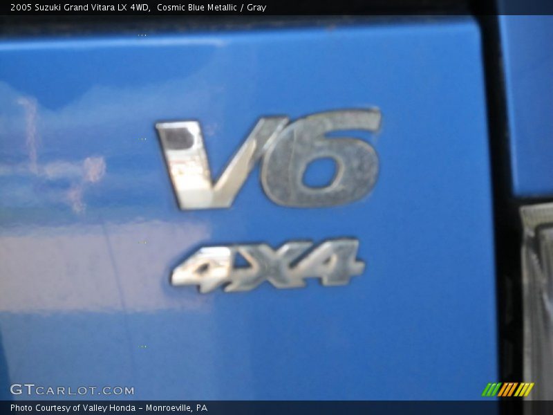Cosmic Blue Metallic / Gray 2005 Suzuki Grand Vitara LX 4WD