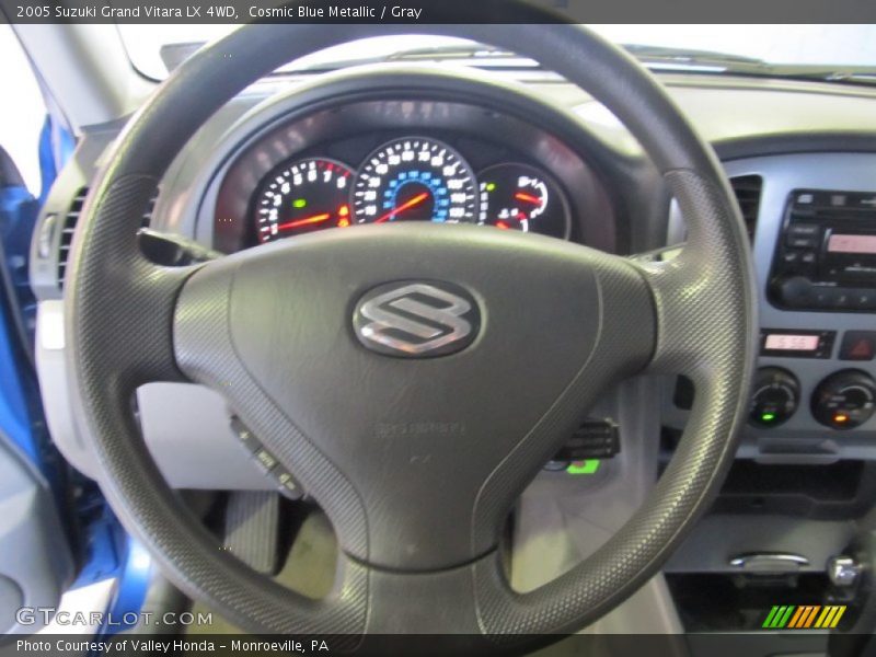 Cosmic Blue Metallic / Gray 2005 Suzuki Grand Vitara LX 4WD