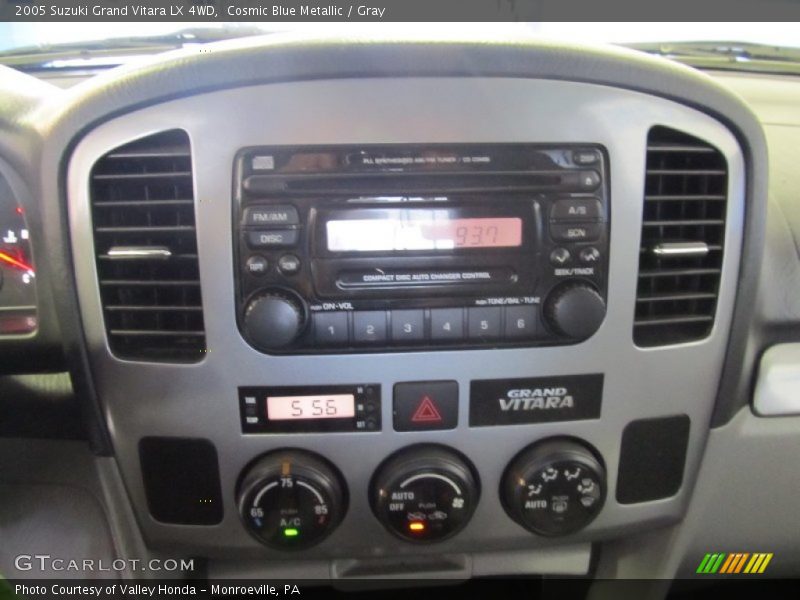 Cosmic Blue Metallic / Gray 2005 Suzuki Grand Vitara LX 4WD