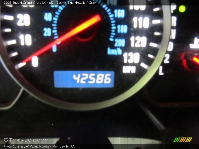 Cosmic Blue Metallic / Gray 2005 Suzuki Grand Vitara LX 4WD