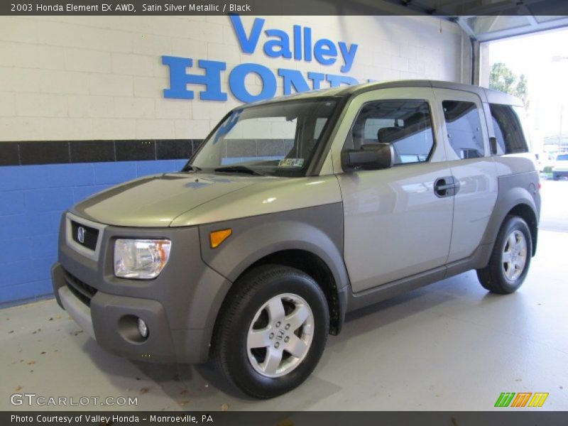 Satin Silver Metallic / Black 2003 Honda Element EX AWD