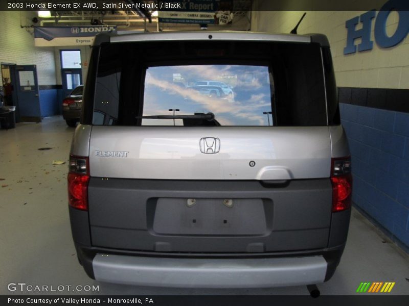 Satin Silver Metallic / Black 2003 Honda Element EX AWD