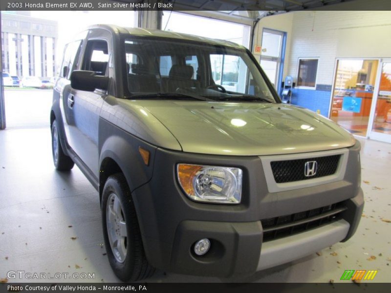 Satin Silver Metallic / Black 2003 Honda Element EX AWD